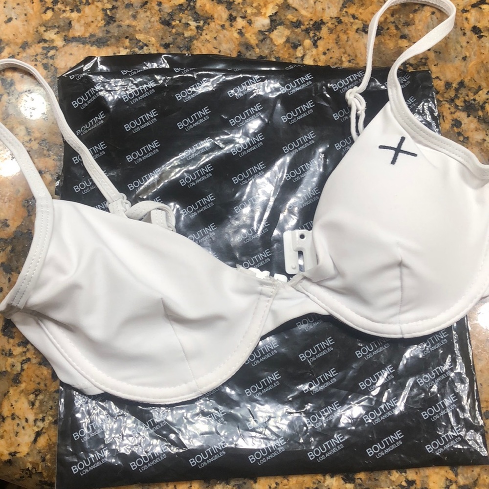 White Boutine LA bustier top